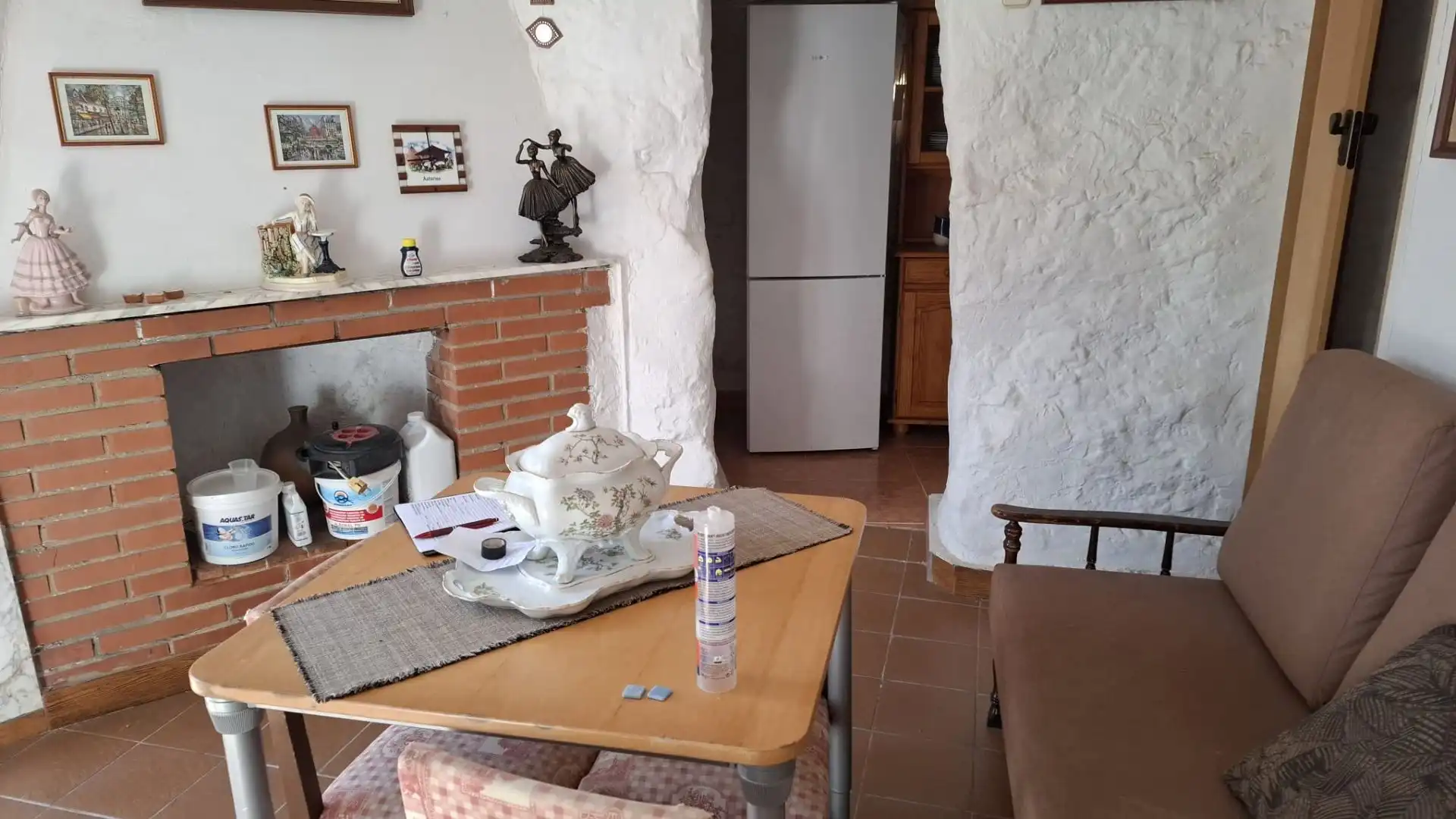 Cuina de Casa o xalet en venda en Cervelló amb Calefacció, Terrassa i Piscina
