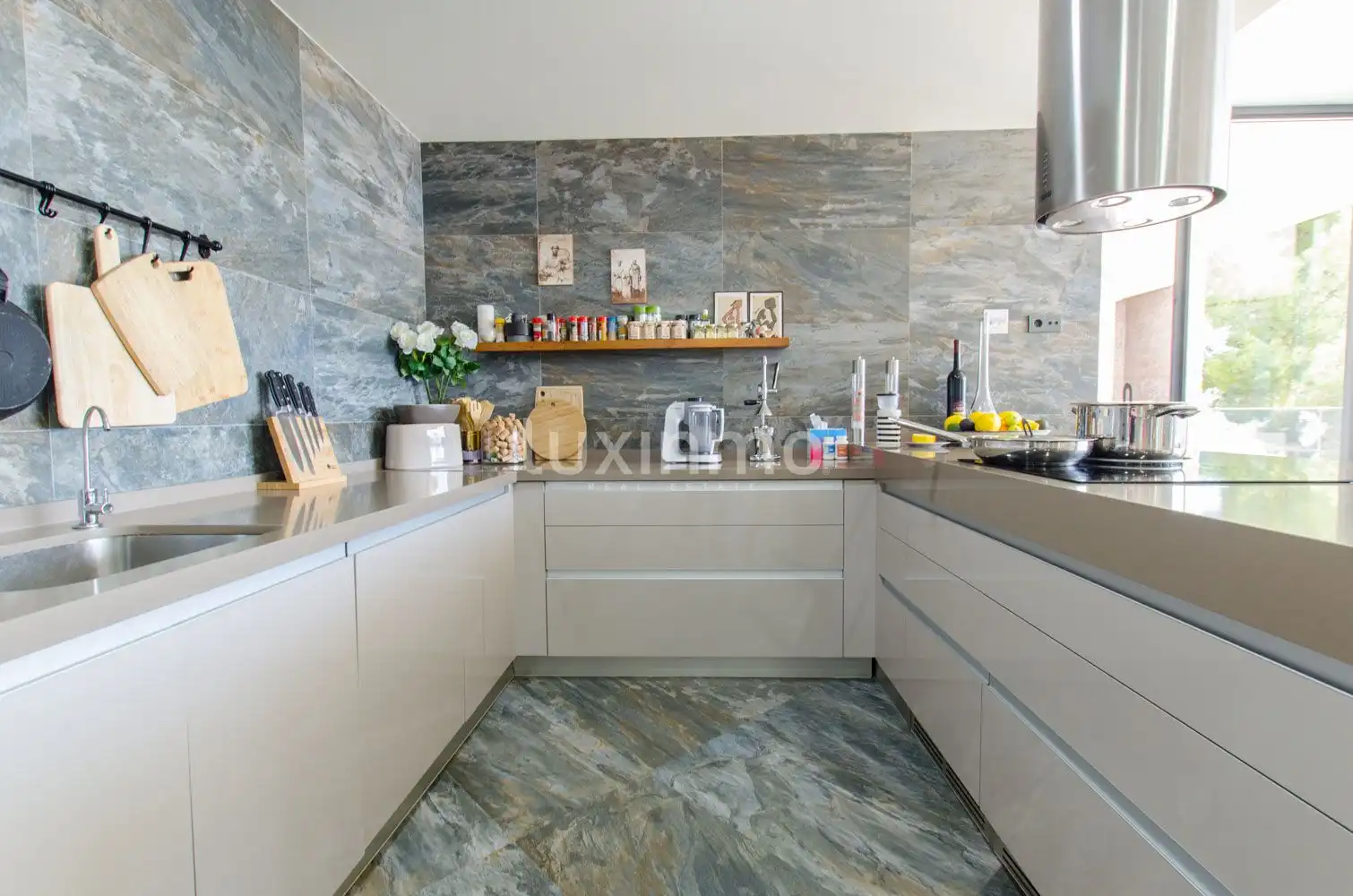 Küche von Haus oder Chalet zum Verkauf in Altea mit Klimaanlage, Heizung und Privatgarten