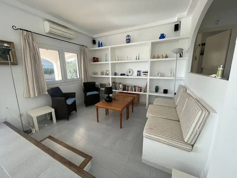 Sala d'estar de Casa o xalet en venda en Llucmajor amb Aire condicionat, Jardí privat i Terrassa