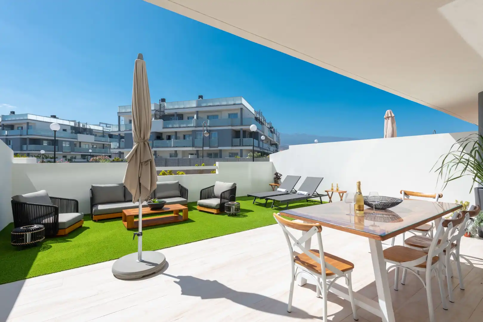 Terrace of Flat for sale in Los Abrigos