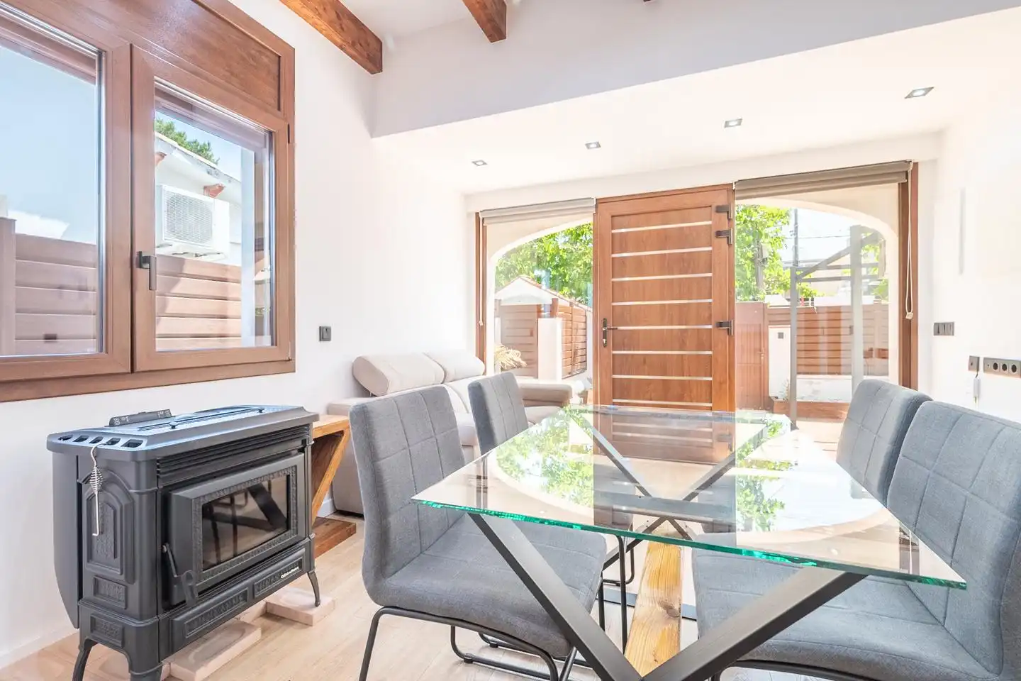 Dining room of Houses for sale in Castelldefels