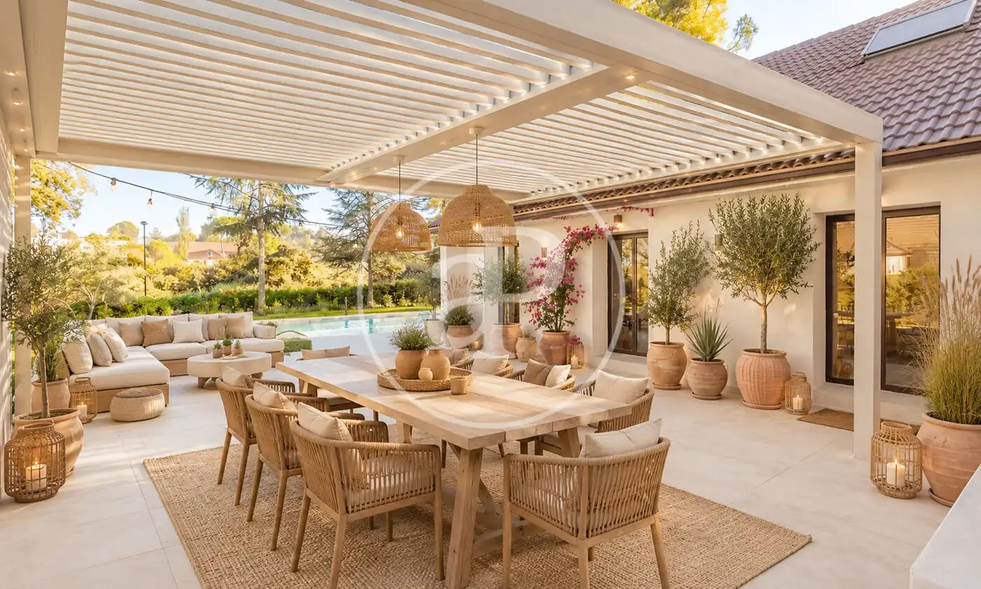 Terrassa de Casa o xalet en venda en Ciudalcampo amb Aire condicionat, Calefacció i Jardí privat