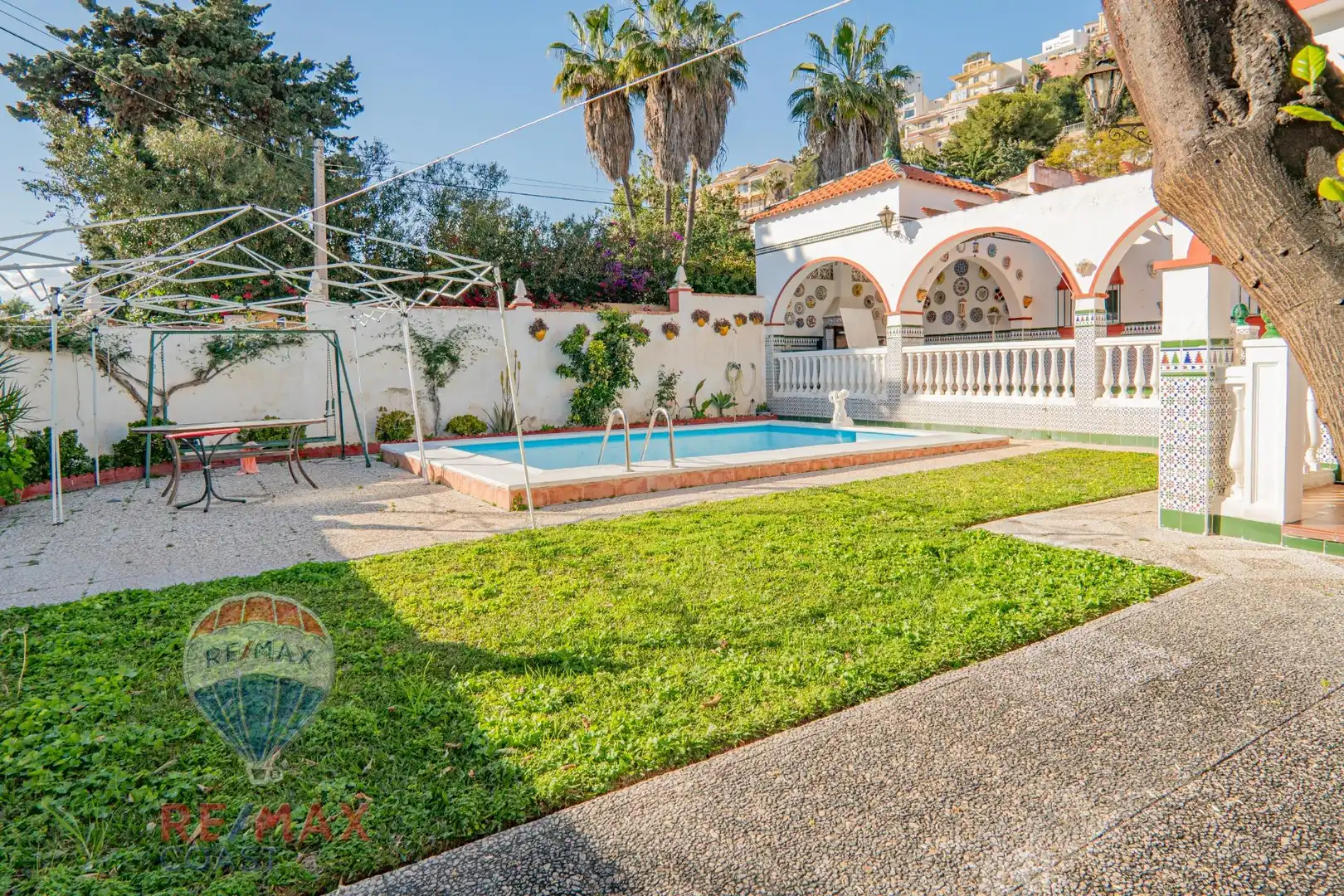 Jardín de Casa o chalet en venta en Rincón de la Victoria con Jardín privado, Terraza y Piscina