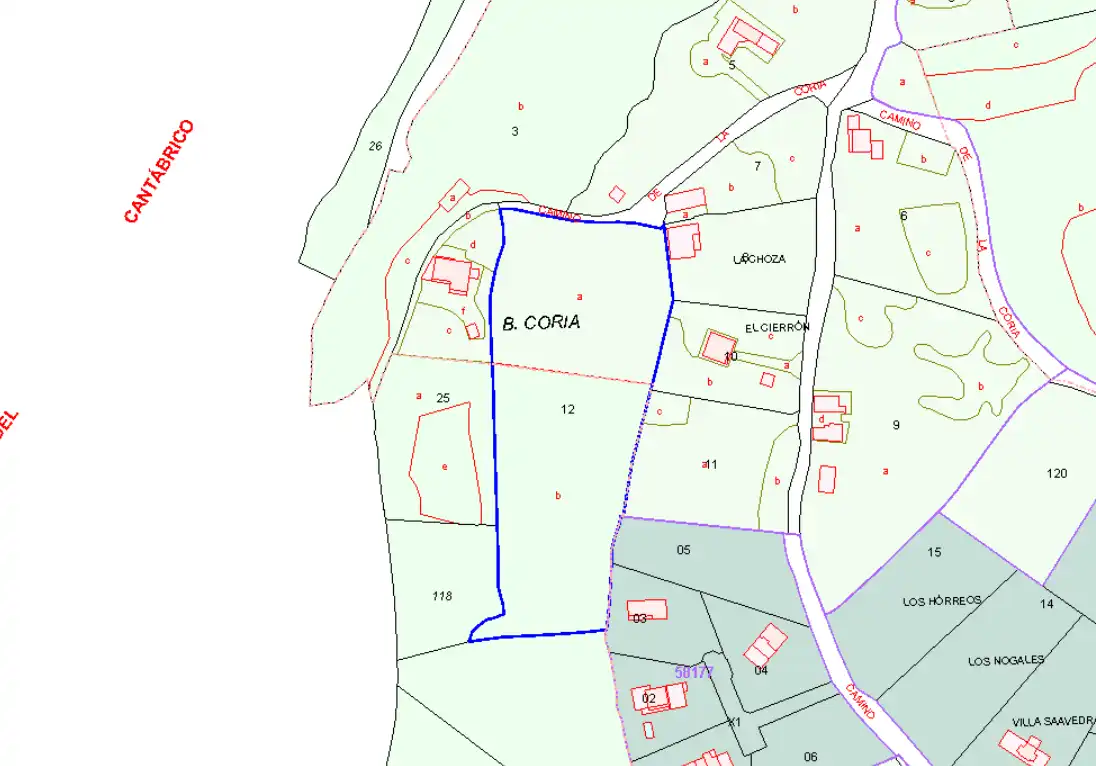 Terrenos y solares en venta en De la Coria
