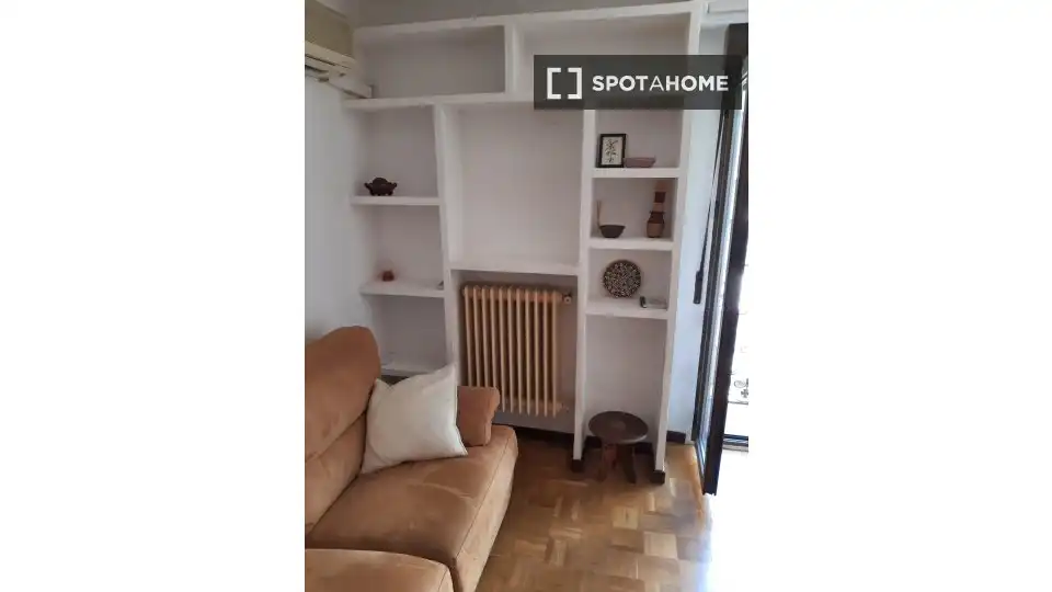 Sala d'estar de Apartament per a compartir en Madrid amb Aire condicionat, Calefacció i Terrassa