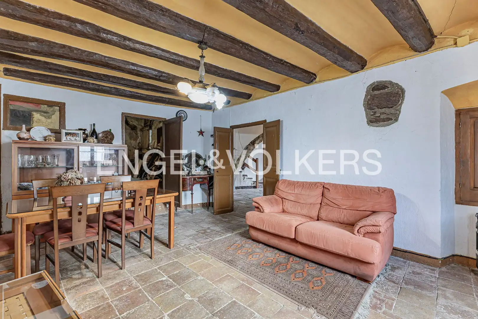 Sala de estar de Casa adosada en venta en Canyelles con Calefacción, Jardín privado y Terraza
