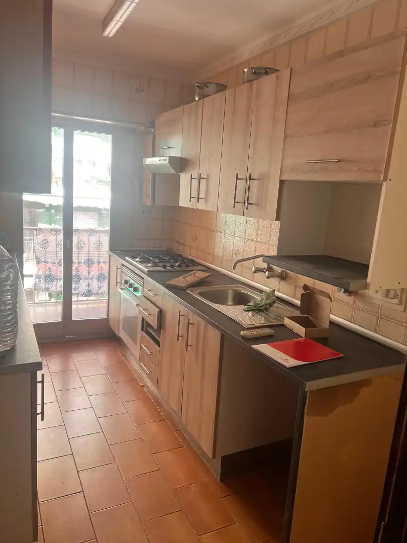 Kitchen of Flat for sale in Mislata  with Air Conditioner and Alarm
