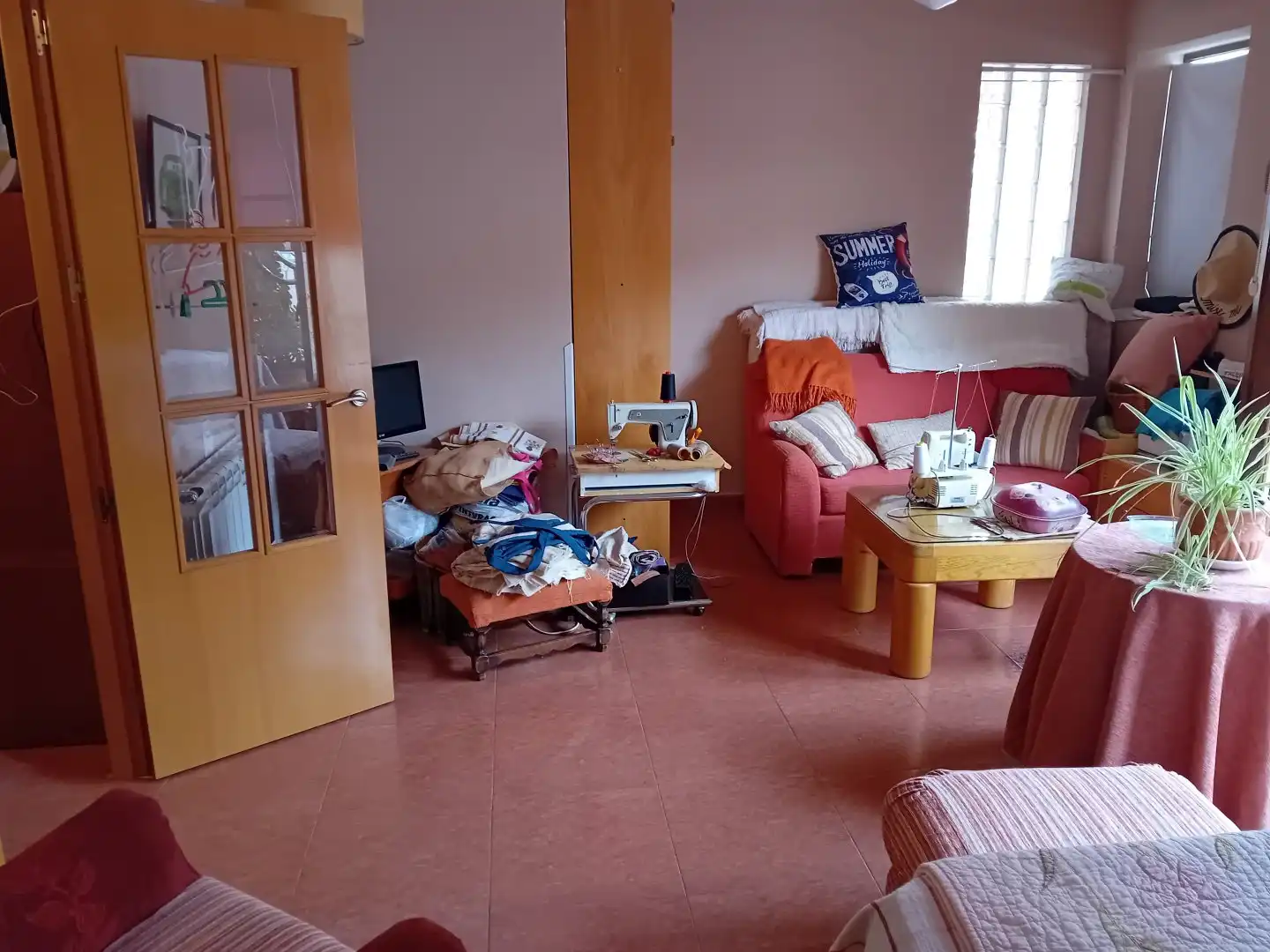 Wohnzimmer von Country house zum Verkauf in Viso del Marqués mit Heizung, Terrasse und Abstellraum