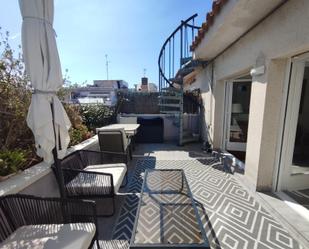 Terrace of Attic to rent in Sitges  with Air Conditioner, Heating and Terrace