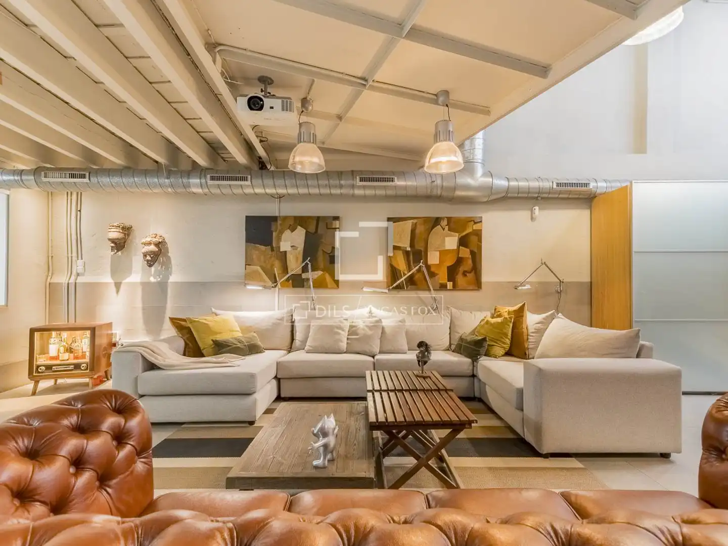 Sala de estar de Piso en venta en Gràcia
