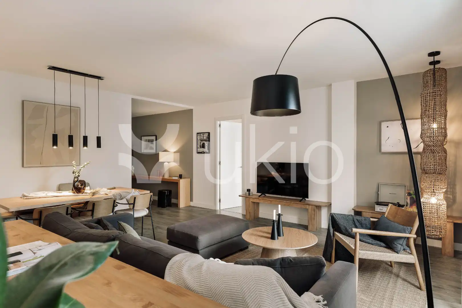 Sala d'estar de Apartament de lloguer en Barcelona amb Aire condicionat, Calefacció i Moblat