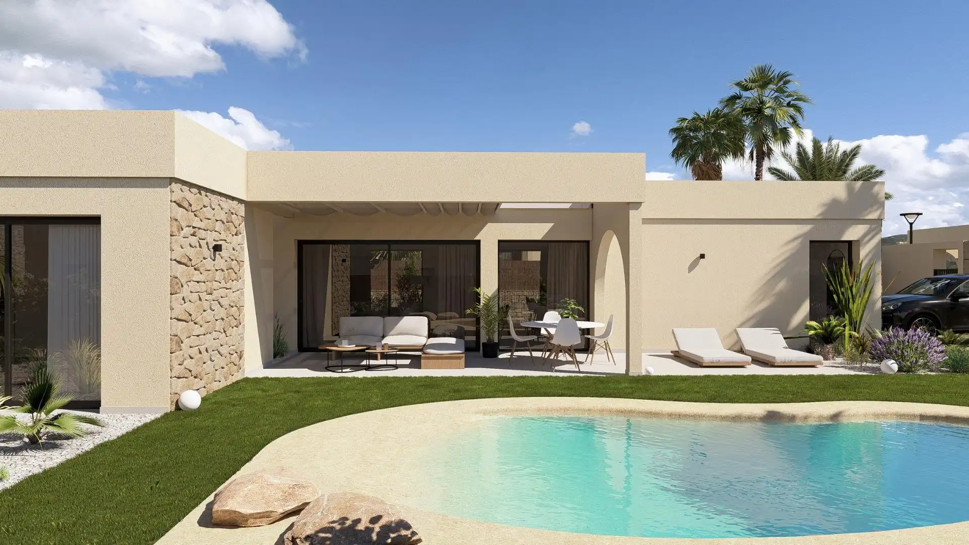 Terrassa de Casa o xalet en venda en Murcia amb Aire condicionat, Calefacció i Jardí privat