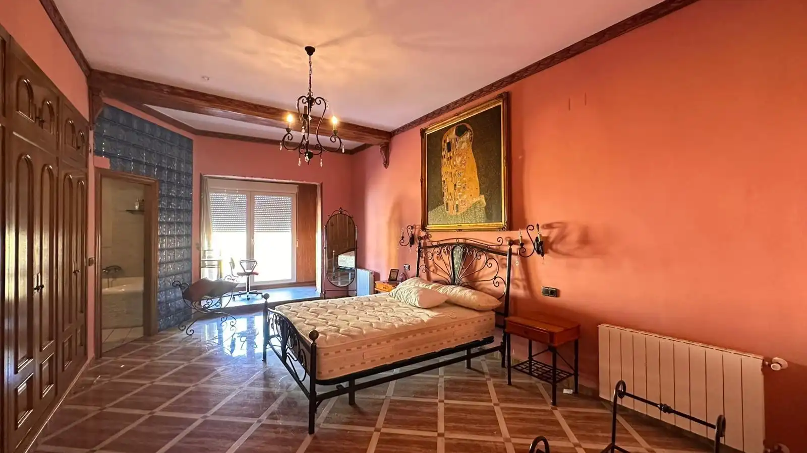 Dormitori de Casa o xalet de lloguer en La Pobla Llarga amb Terrassa, Traster i Moblat