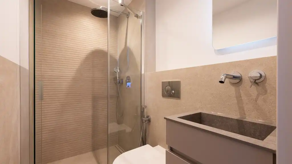 Baño de Apartamento en venta en  Palma de Mallorca con Aire acondicionado, Calefacción y Amueblado