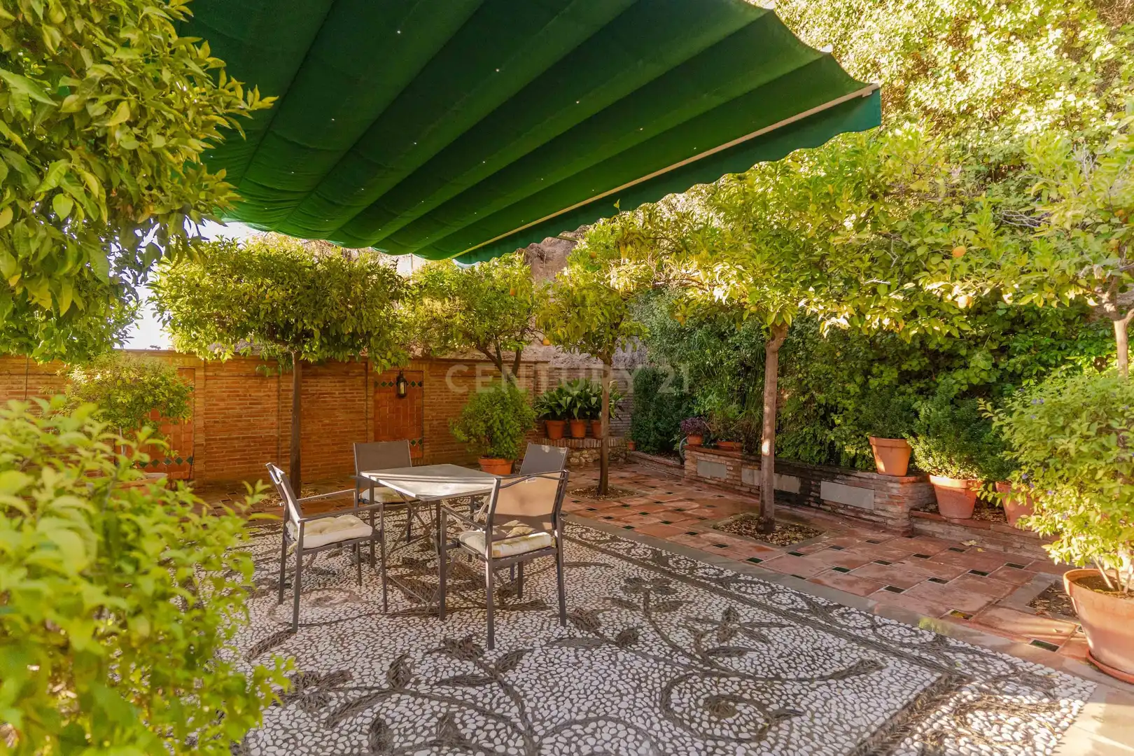 Terraza de Casa o chalet en venta en Nívar con Jardín privado, Trastero y Piscina