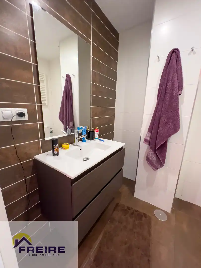 Baño de Apartamento en venta en Marín con Terraza y Trastero