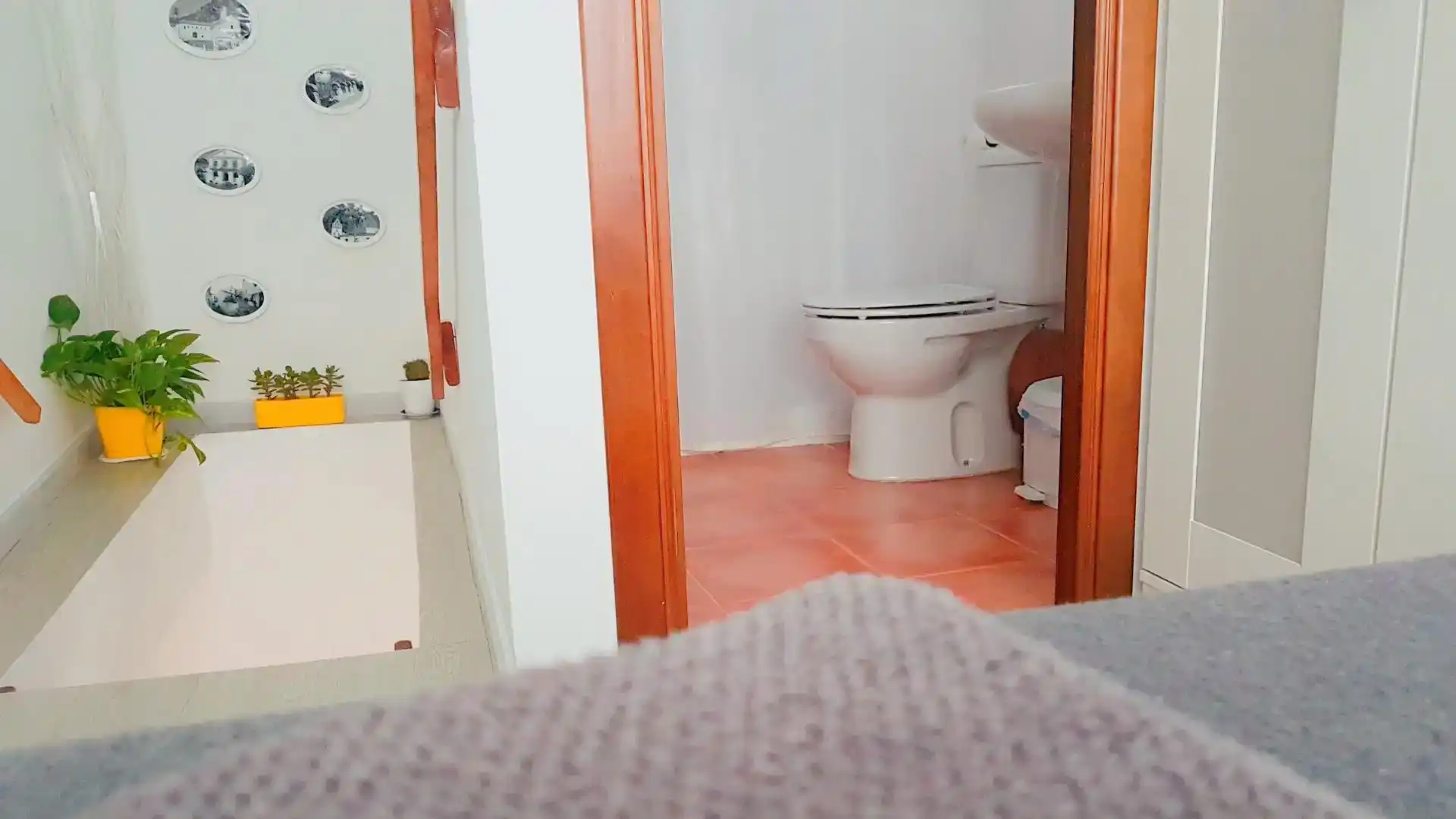 Bany de Casa adosada en venda en Ubrique amb Aire condicionat i Balcó