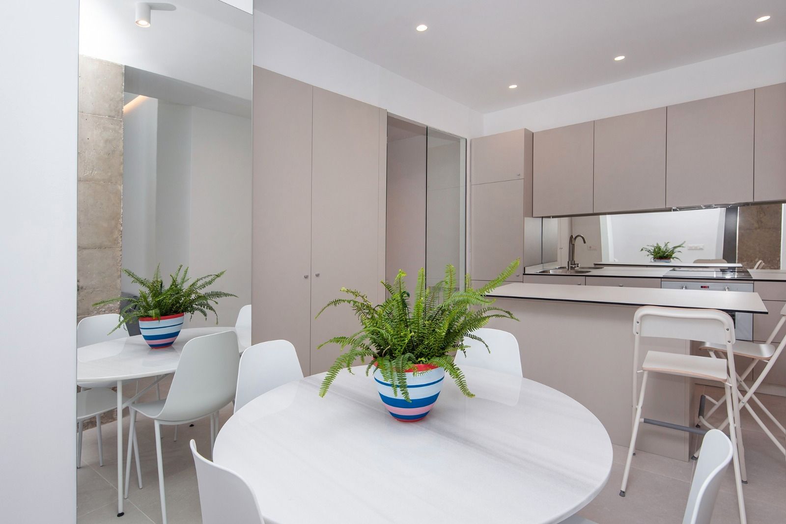Kitchen of Flat for sale in  Albacete Capital  with Heating, Parquet flooring and Furnished