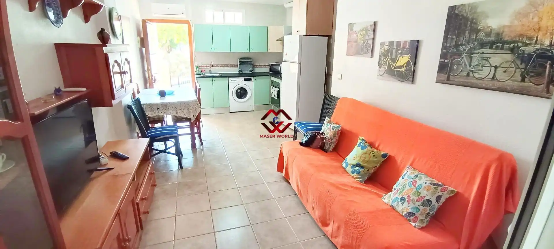 Sala de estar de Planta baja en venta en Mazarrón con Jardín privado, Terraza y Trastero