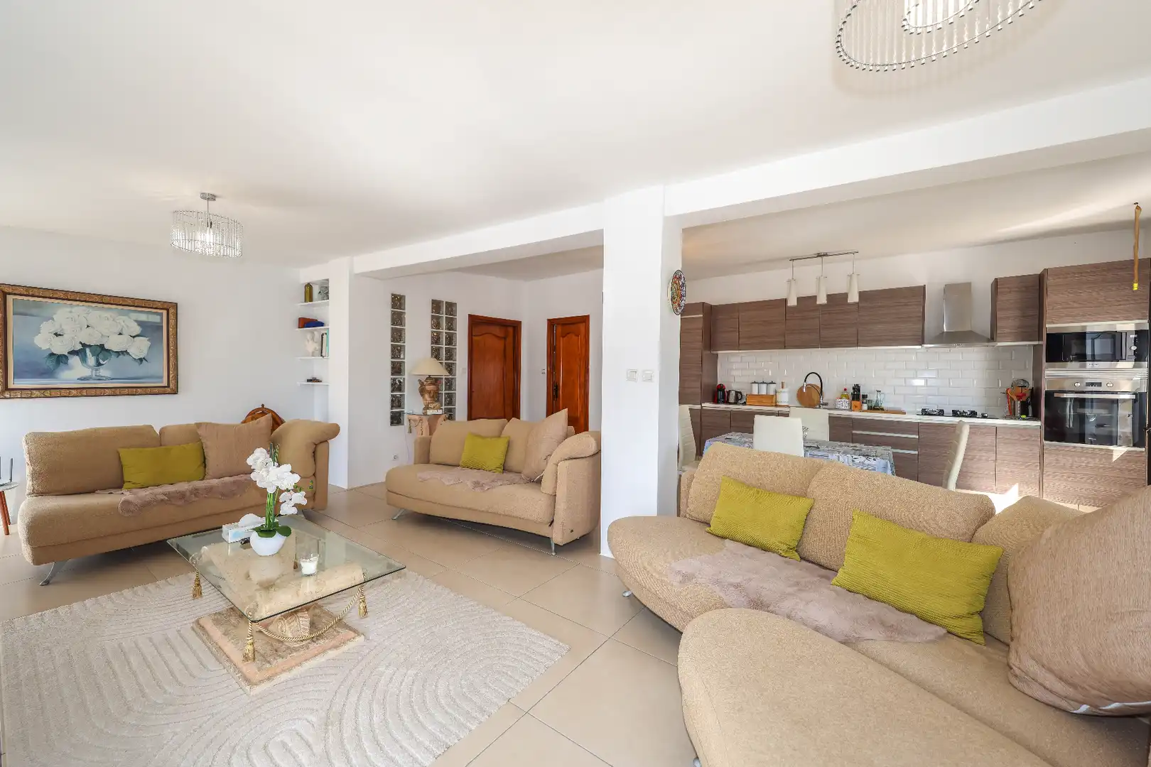 Sala de estar de Casa adosada en venta en Tolox con Terraza y Amueblado