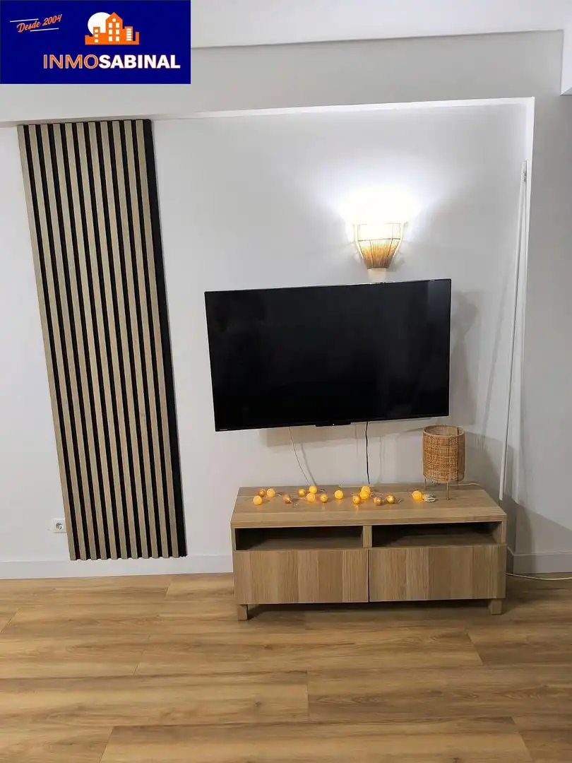 Living room of Flat for rent in Roquetas de Mar  with Air Conditioner and Furnished