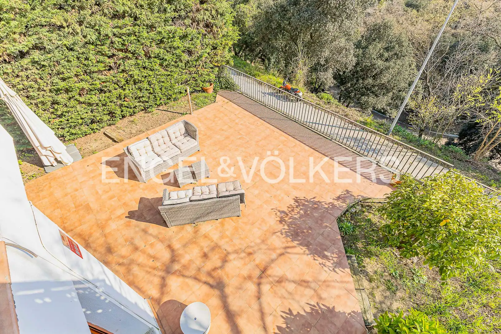 Terraza de Casa o chalet en venta en Barcelona con Aire acondicionado, Calefacción y Jardín privado