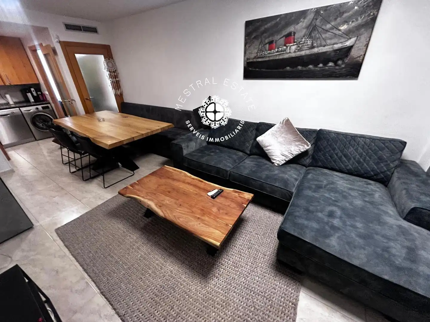 Sala d'estar de Pis en venda en Cambrils amb Aire condicionat, Terrassa i Piscina