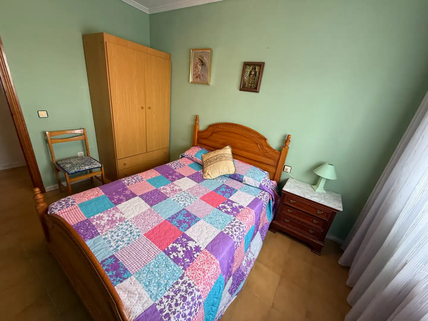 Bedroom of Flat for sale in Carpio  with Heating, Terrace and Storage room