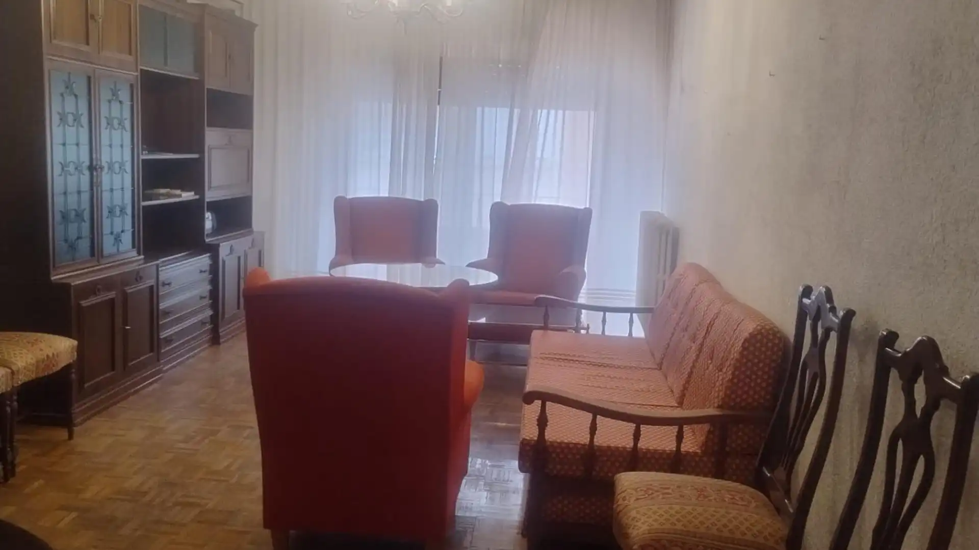 Sala d'estar de Pis en venda en Ciudad Real Capital amb Aire condicionat, Terrassa i Moblat