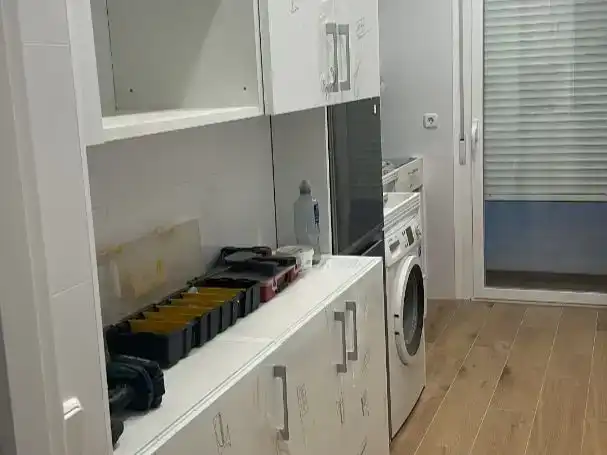 Küche von Wohnung zur Miete in  Madrid Capital mit Klimaanlage und Balkon