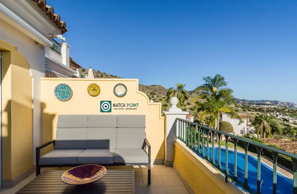 Terrasse von Wohnung zum Verkauf in Nerja