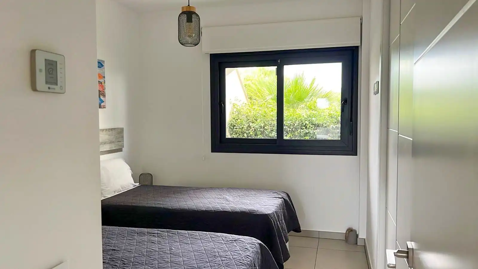 Schlafzimmer von Wohnung zur Miete in Pilar de la Horadada mit Klimaanlage, Heizung und Privatgarten