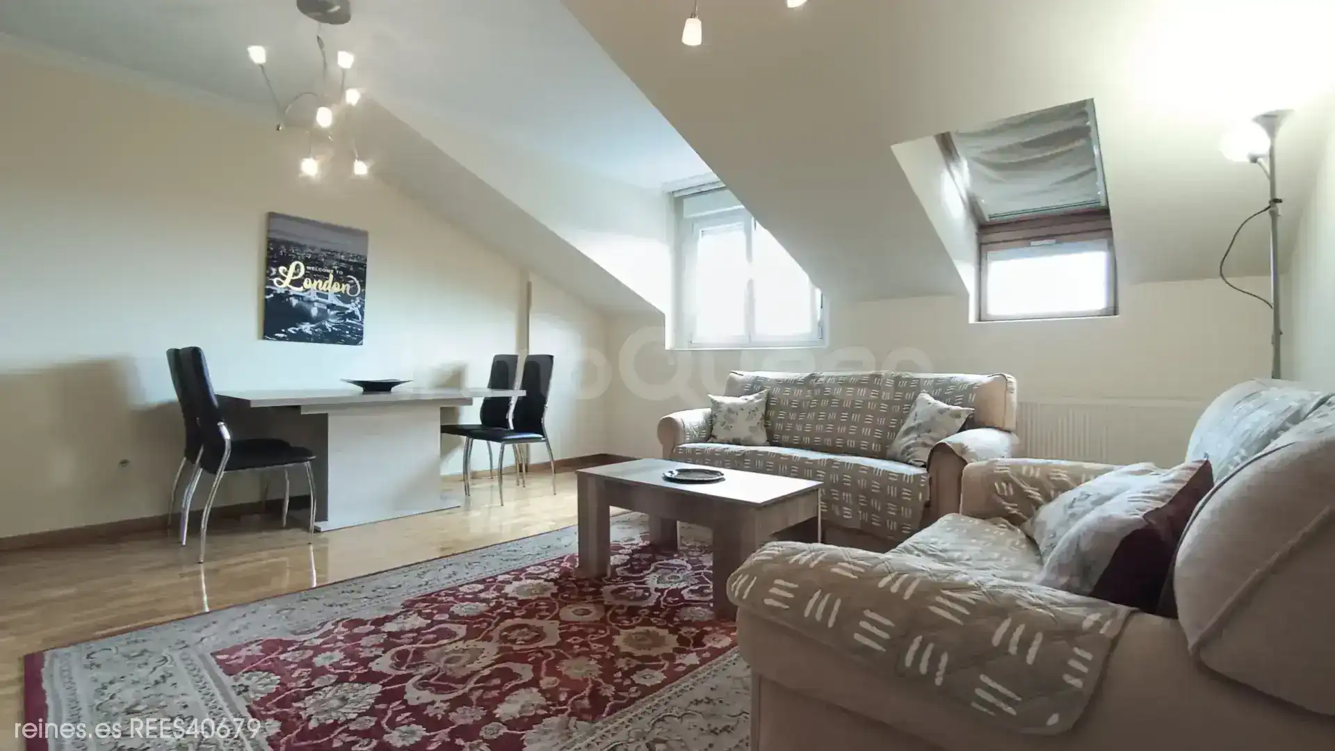 Sala de estar de Piso de alquiler en Siero con Calefacción y Amueblado