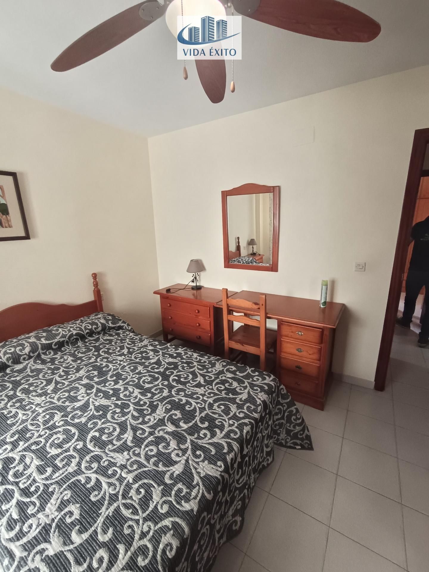 Bedroom of Flat for sale in  Jaén Capital  with Air Conditioner and Balcony