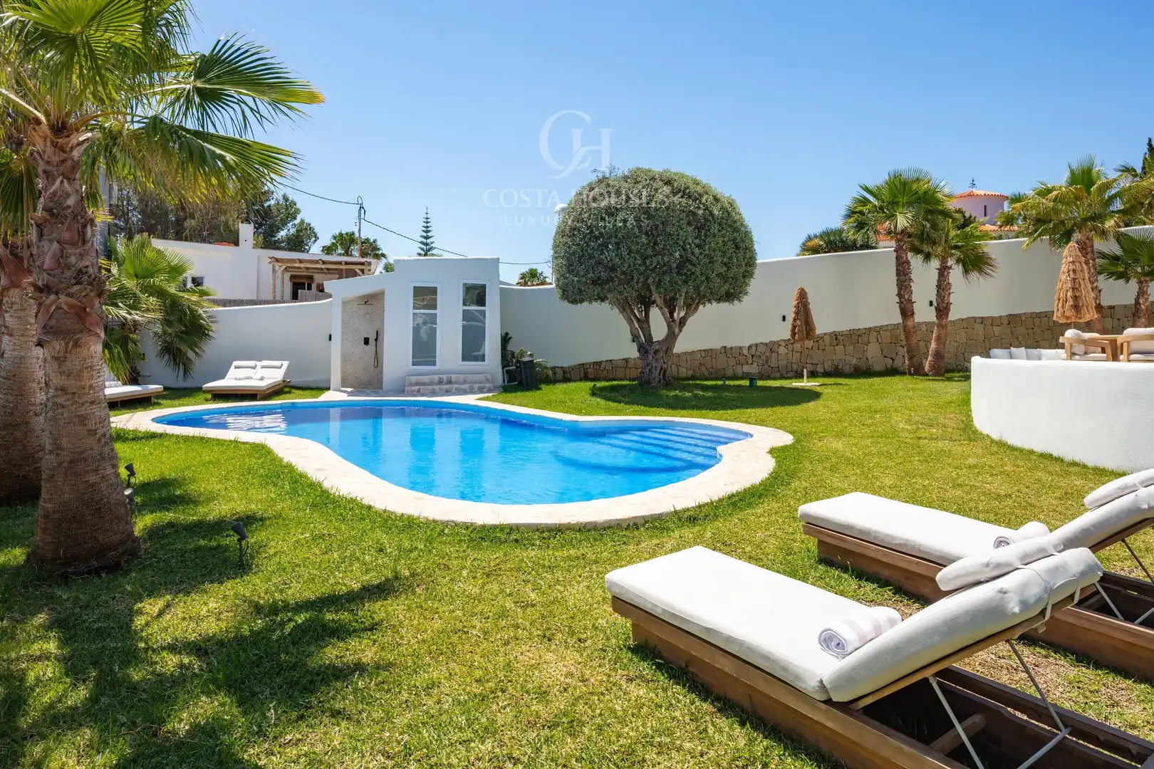 Garden of Houses for sale in Jávea / Xàbia  with Air Conditioner, Heating and Private garden