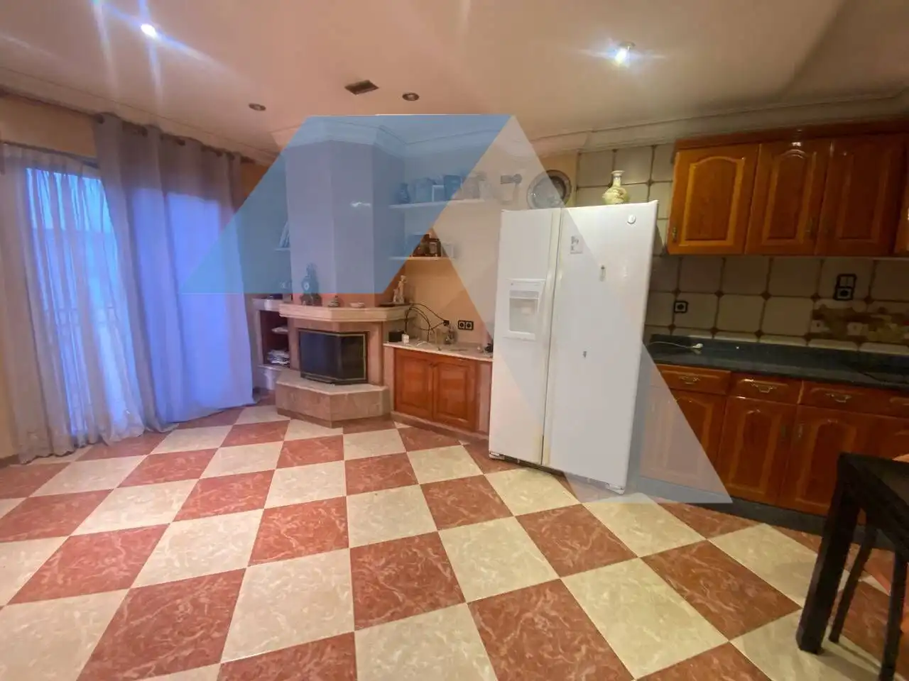 Kitchen of Flat for sale in Aspe  with Air Conditioner, Furnished and Balcony