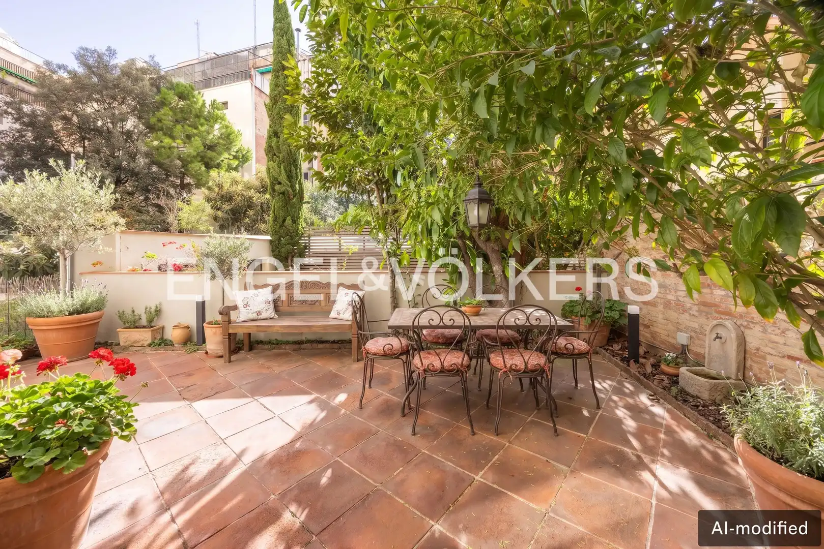 Terraza de Piso en venta en Barcelona con Aire acondicionado, Calefacción y Jardín privado