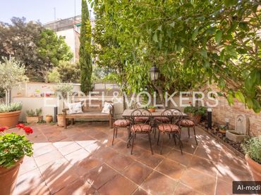 Wohnung mit Garten zum Verkauf in Sarrià - Sant Gervasi
