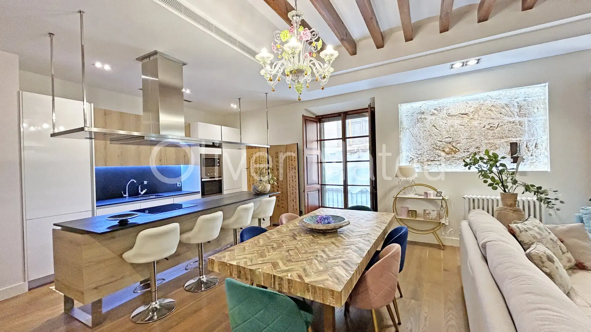 Kitchen of Duplexes for sale in  Palma de Mallorca  with Air Conditioner and Heating