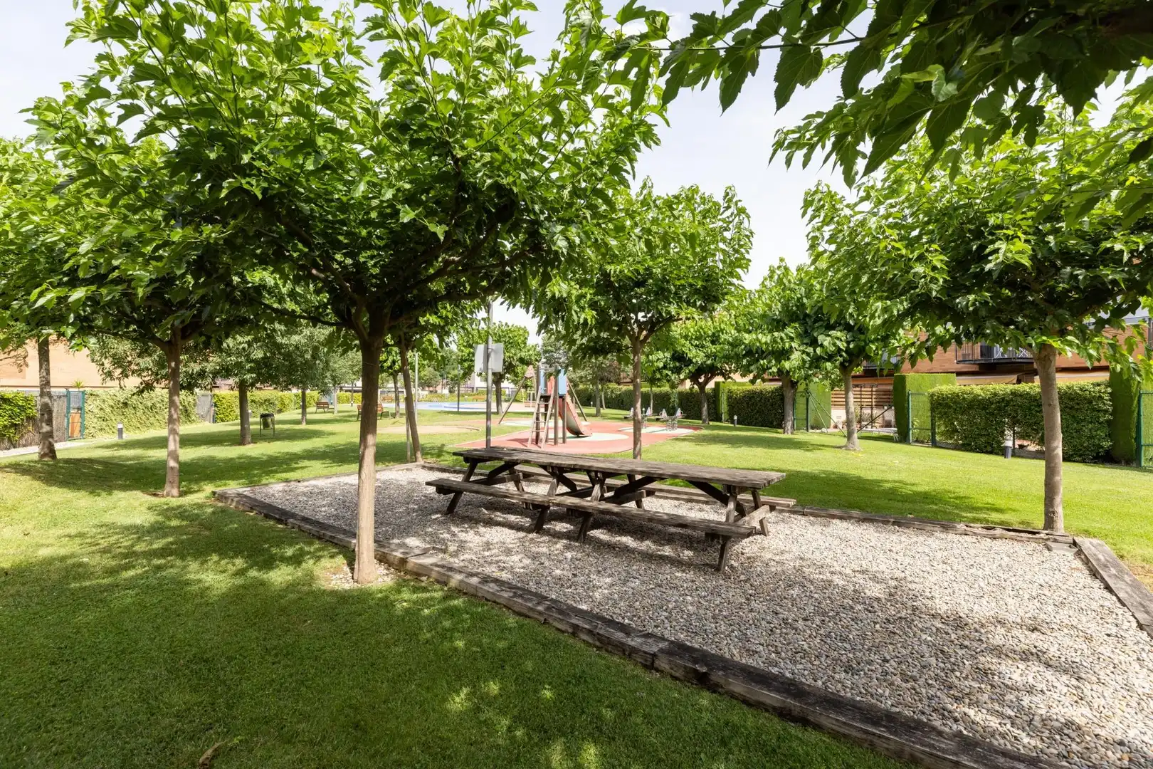 Jardí de Casa adosada en venda en Sant Fost de Campsentelles amb Calefacció, Jardí privat i Terrassa