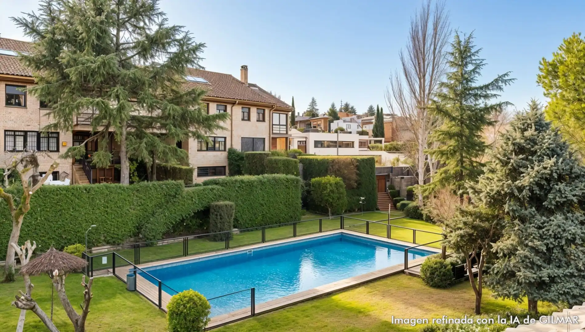 Exterior view of Detached homes for sale in Las Rozas de Madrid  with Air Conditioner, Heating and Private garden