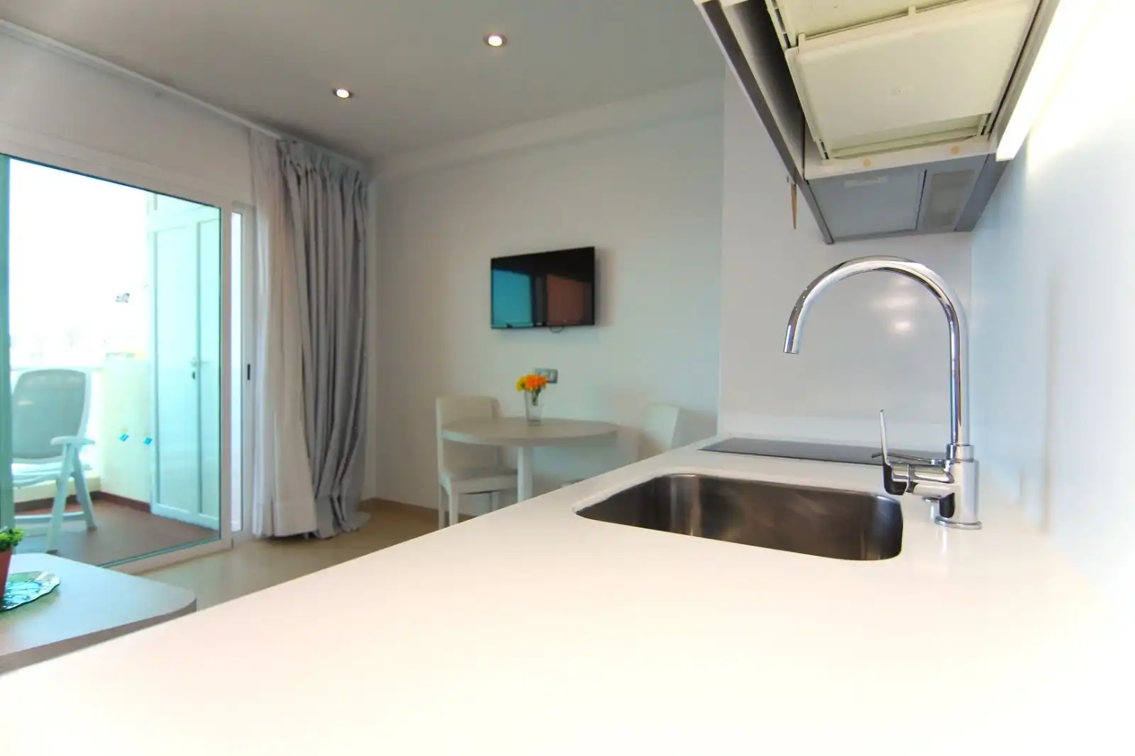 Cocina de Piso de alquiler en Mogán con Terraza, Amueblado y Microondas