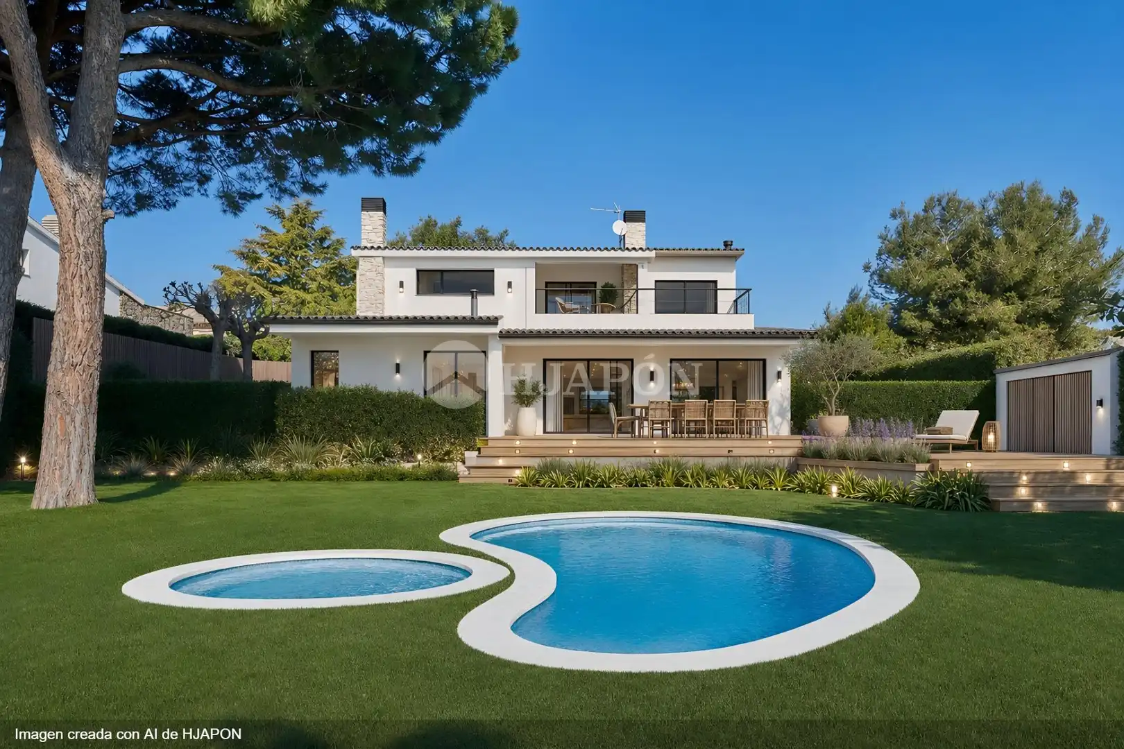 Jardín de Casa o chalet en venta en Alella con Aire acondicionado, Calefacción y Jardín privado
