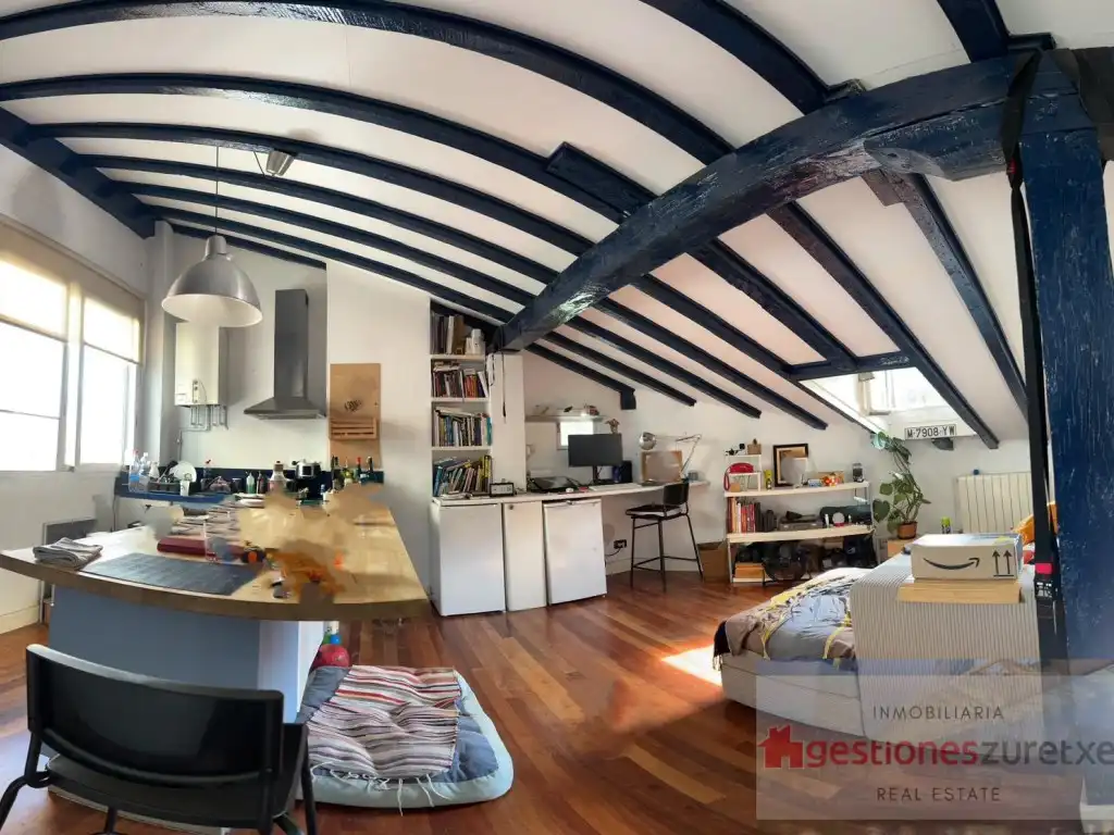 Sala de estar de Piso en venta en Bilbao 