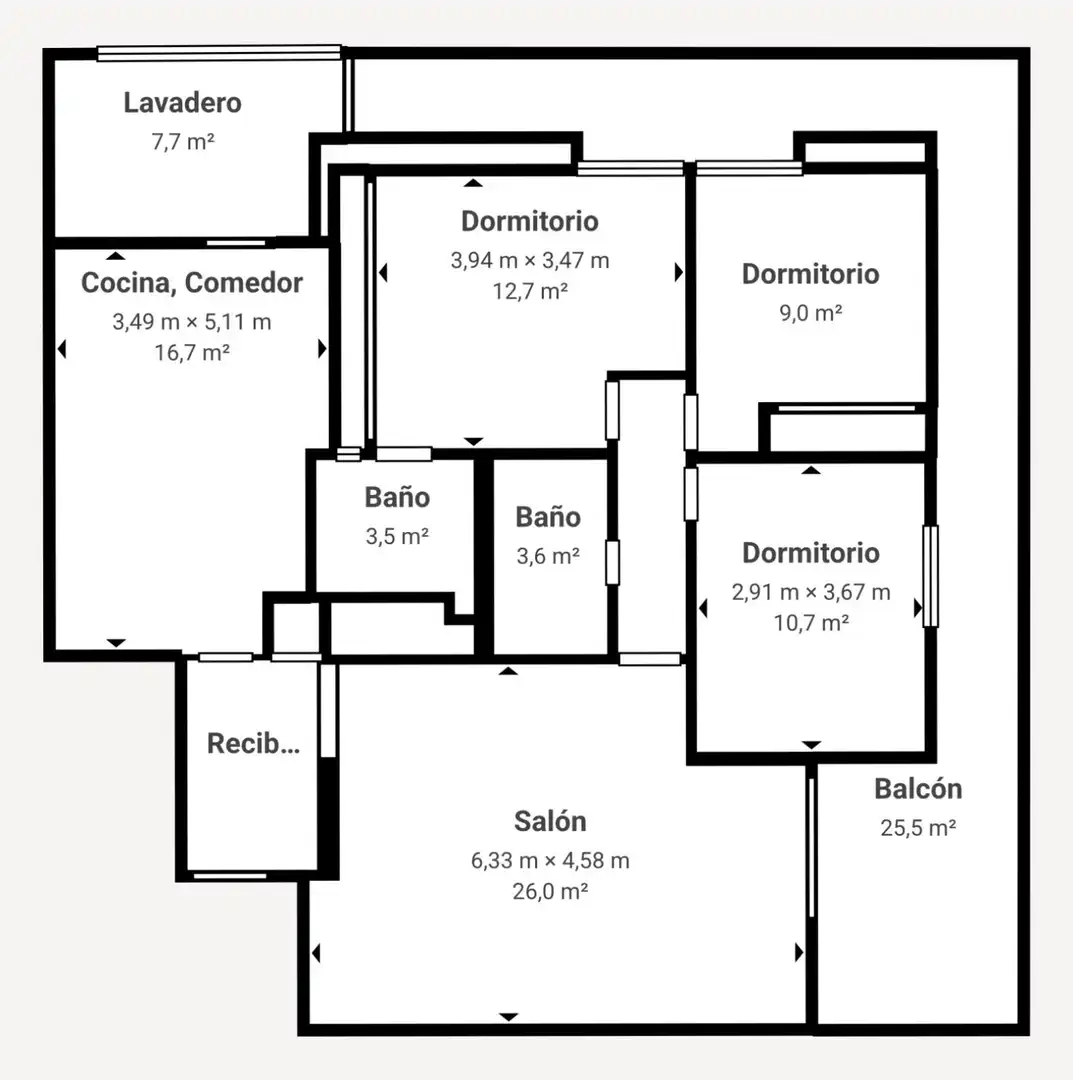 Piso con ascensor en venta en Avenida DE AMERICA, imagen 41