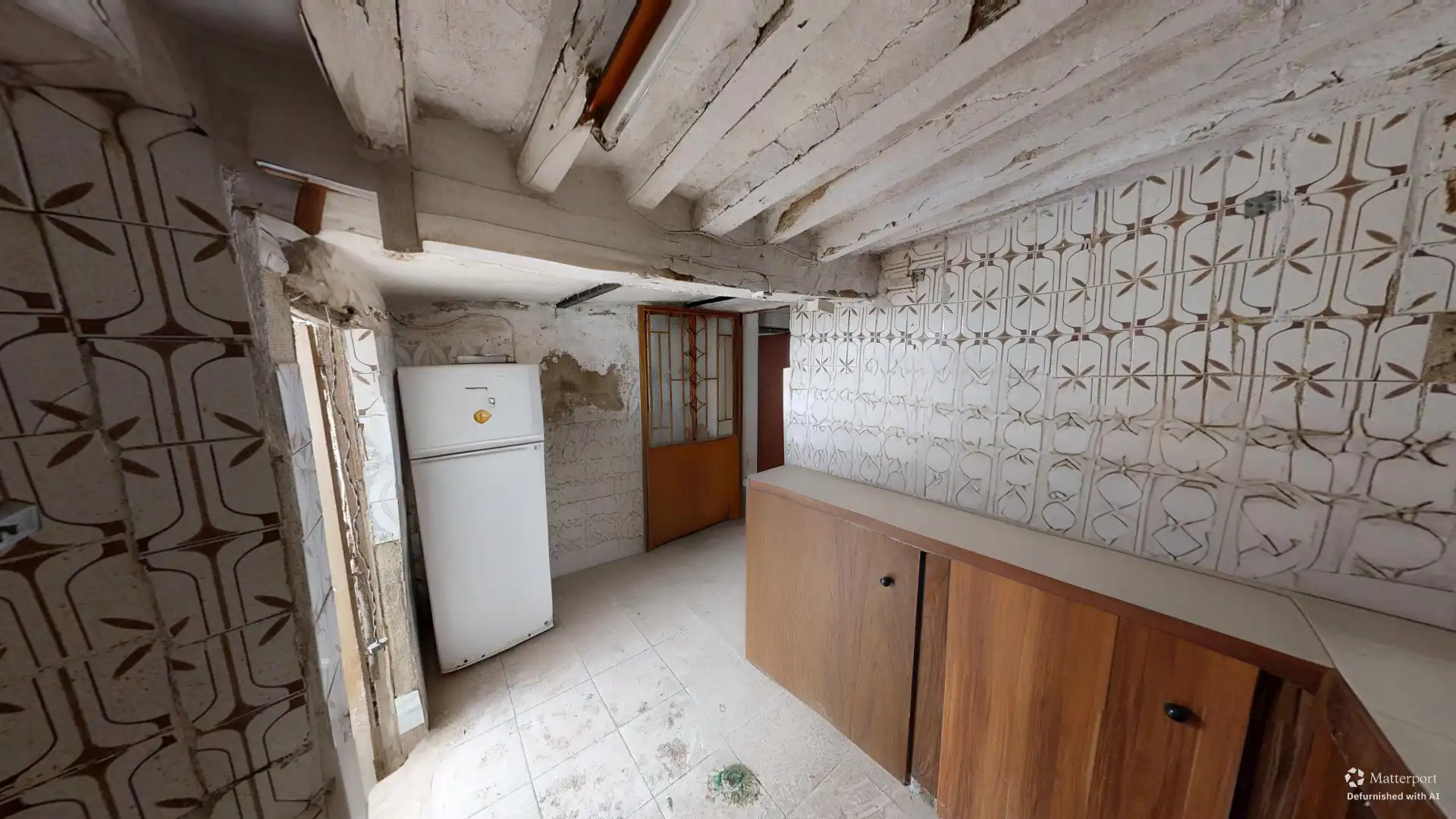 Cocina de Casa adosada en venta en Chinchilla de Monte-Aragón con Terraza y Amueblado