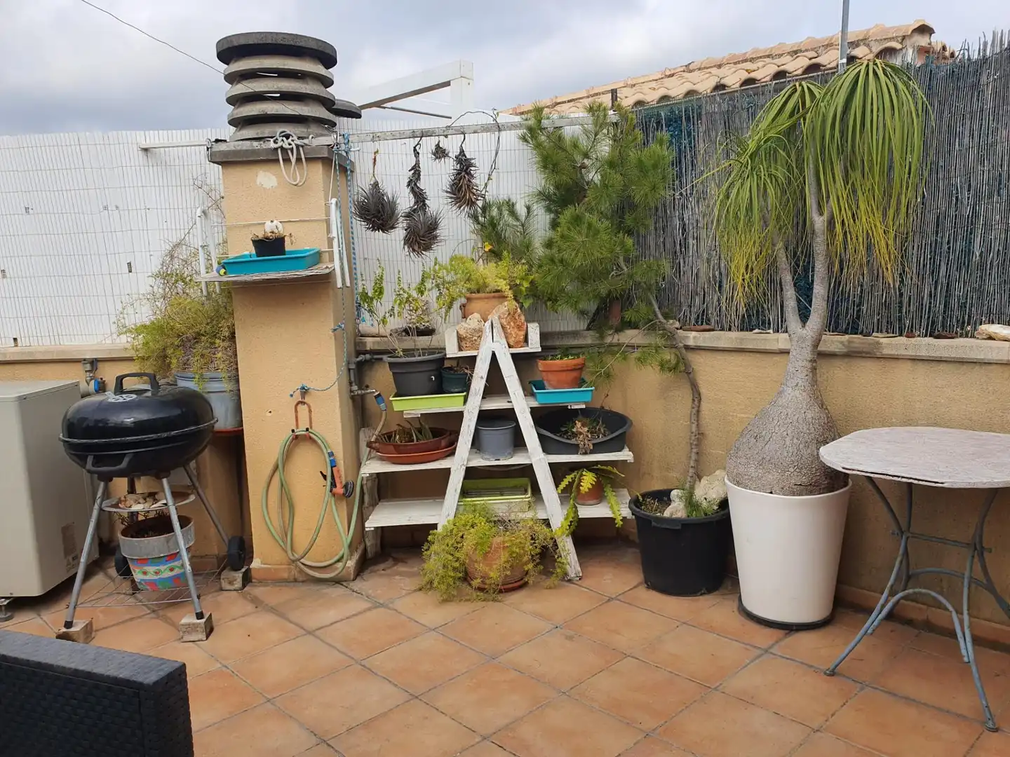 Balcony of Houses for sale in  Palma de Mallorca  with Air Conditioner, Parquet flooring and Furnished