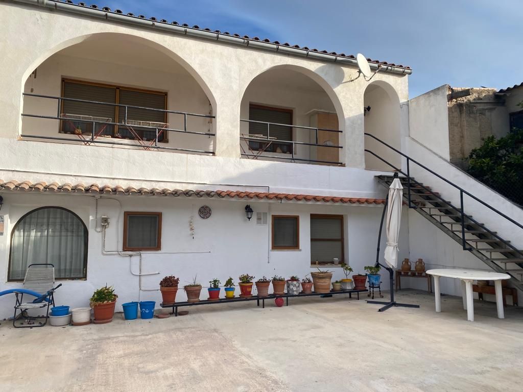 Exterior view of House or chalet for sale in Sant Mateu  with Air Conditioner, Private garden and Terrace