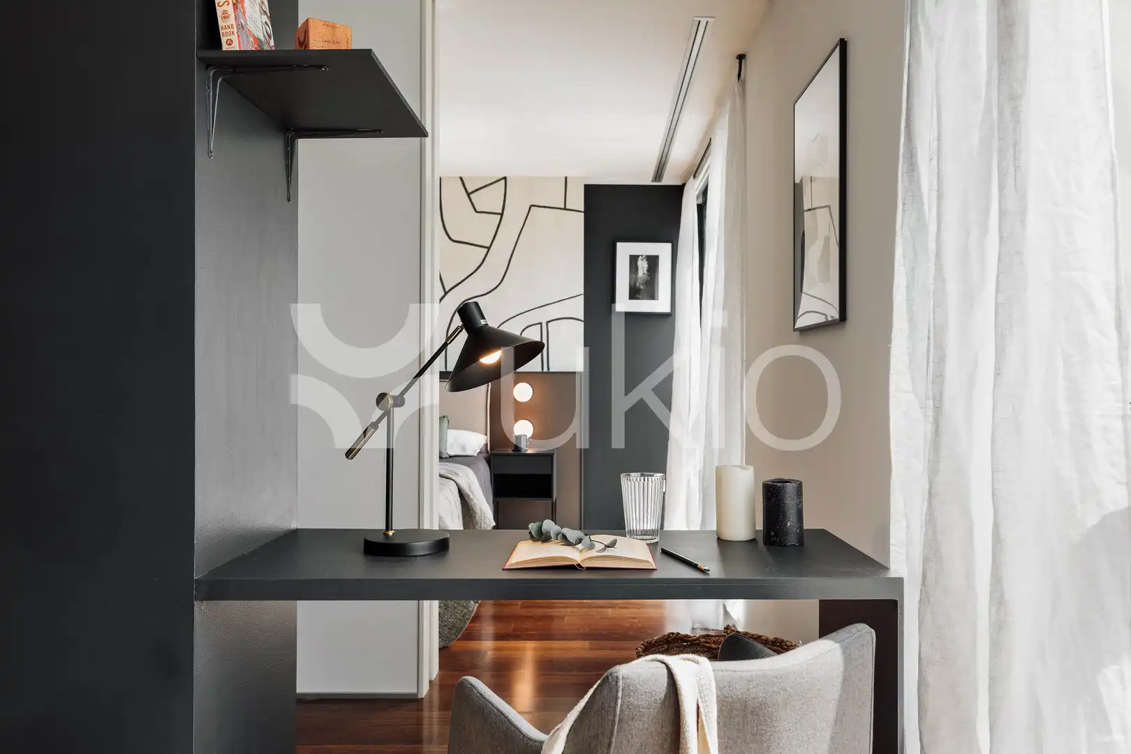 Bedroom of Apartments for rent in Barcelona  with Air Conditioner, Heating and Furnished