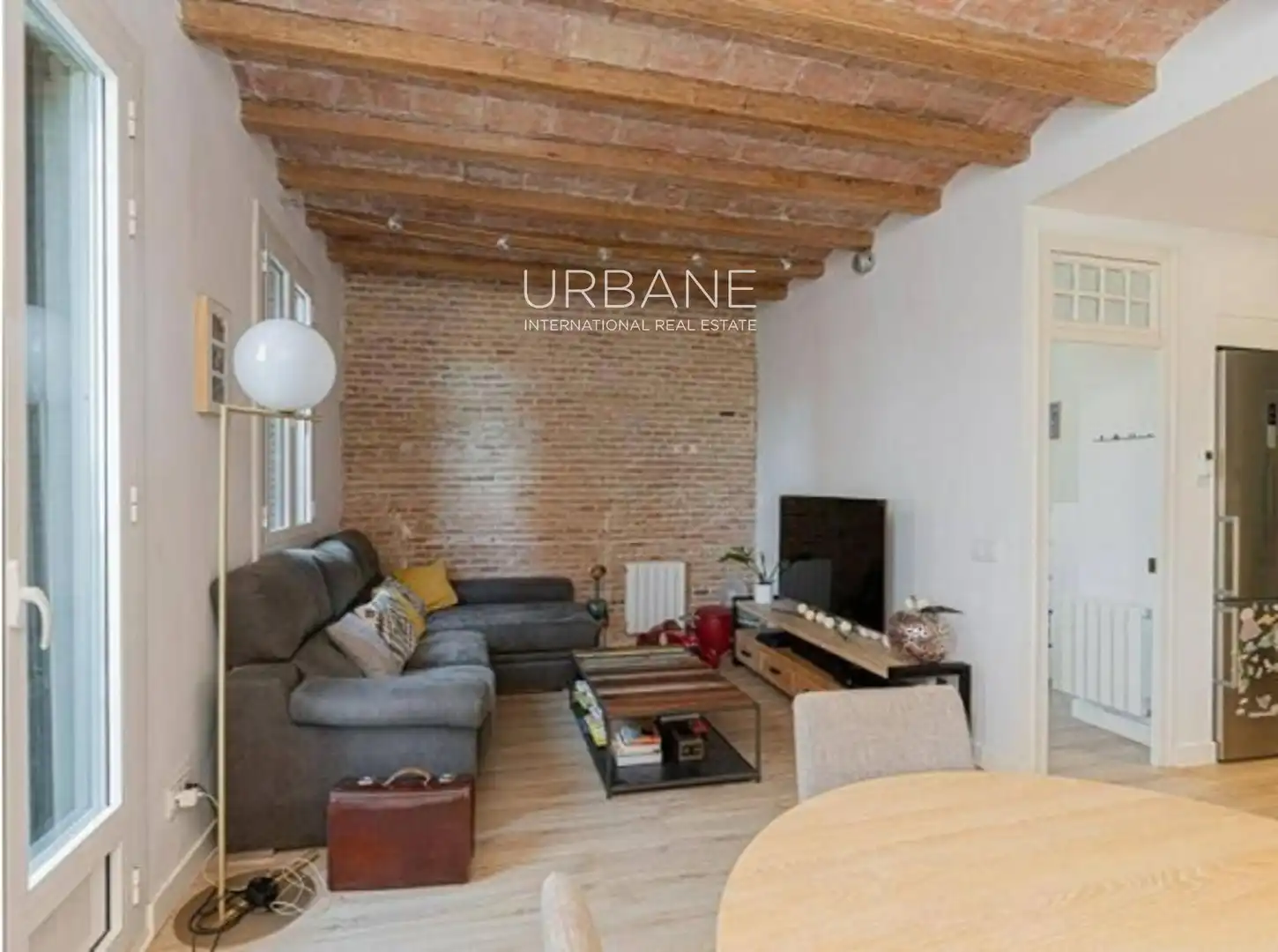 Sala de estar de Ático en venta en Barcelona con Aire acondicionado, Calefacción y Terraza